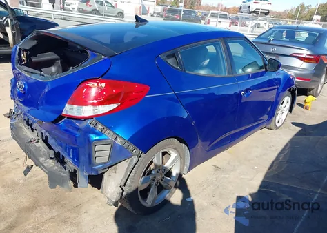 2014 Hyundai Veloster Base W/Black from USA, damaged, VIN KMHTC6AD0EU216967